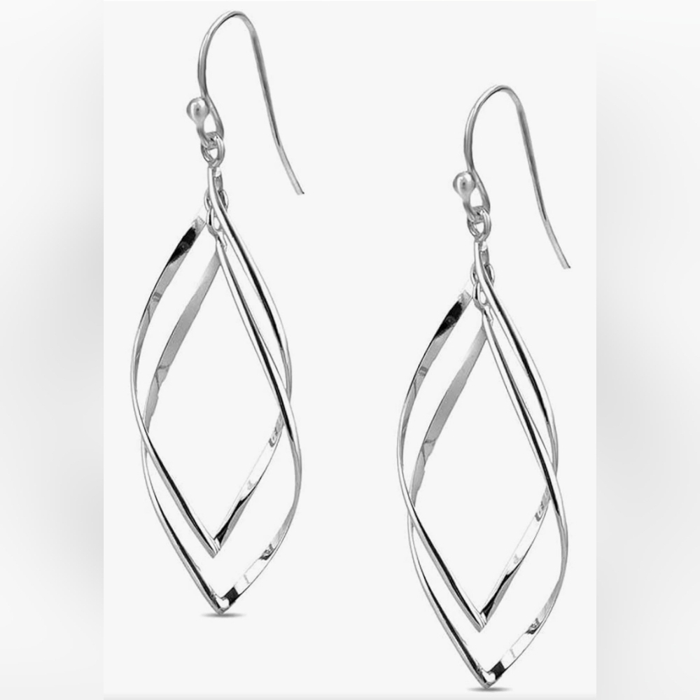 Elegant Silver Drop Earrings